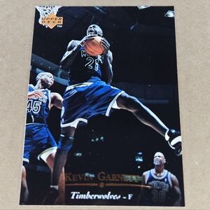 1995 Kevin Garnett Rookie Upper Deck Basketball Trading Card  #273 Timberwolves
